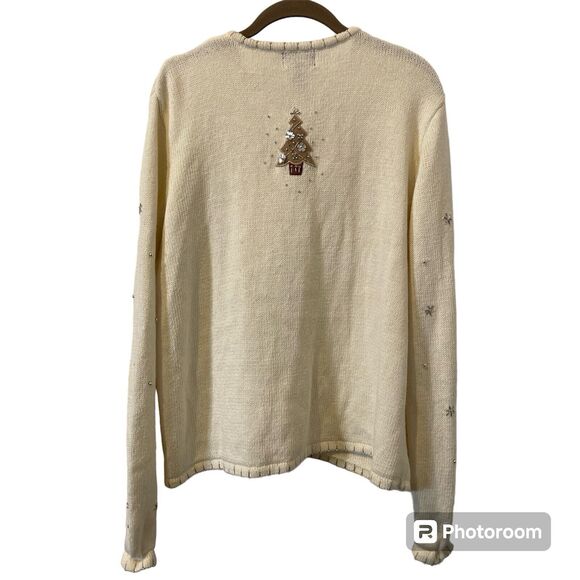 Designer Originals Studio Women's Christmas Sweater Trees Size Large - Picture 15 of 15